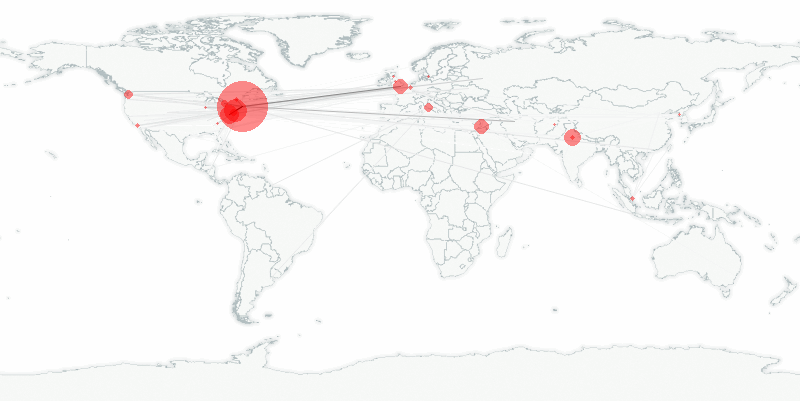 Buzztracker day map -2013-04-22